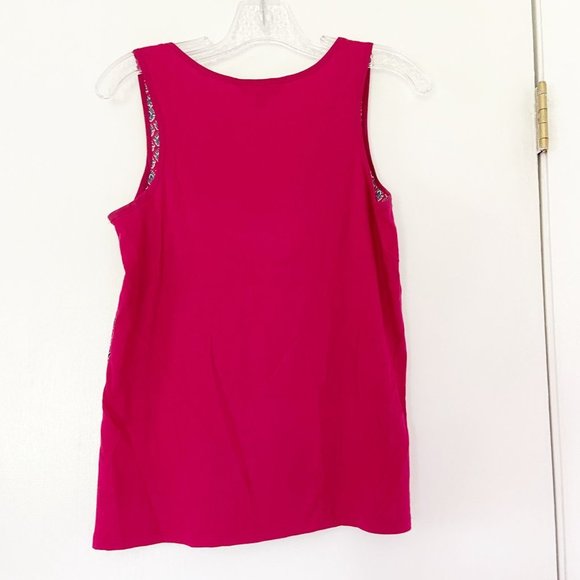 Banana Republic Pink Ikat Printed Sleeveless Top - Picture 5 of 5